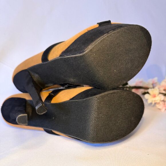 Jacobie Black & Brown Platforms - Picture 11 of 11